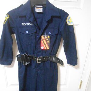 NEW KIDS GET REAL GEAR DRESS UP FOR KIDS POLICE UNIFORM SIZE 4-6 COSTUME 👸👦